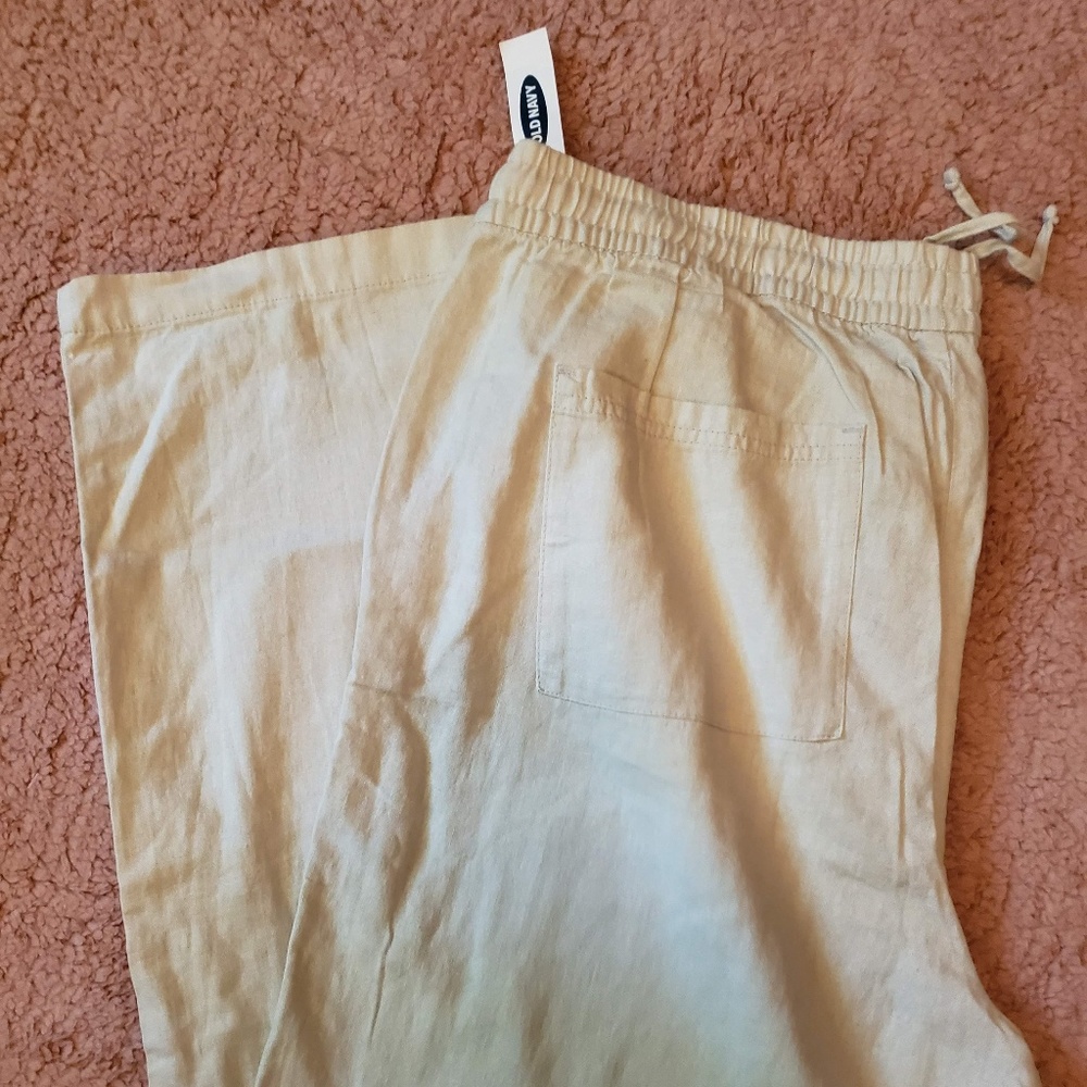 NWT Old Navy Linen Pants *XL TALL*